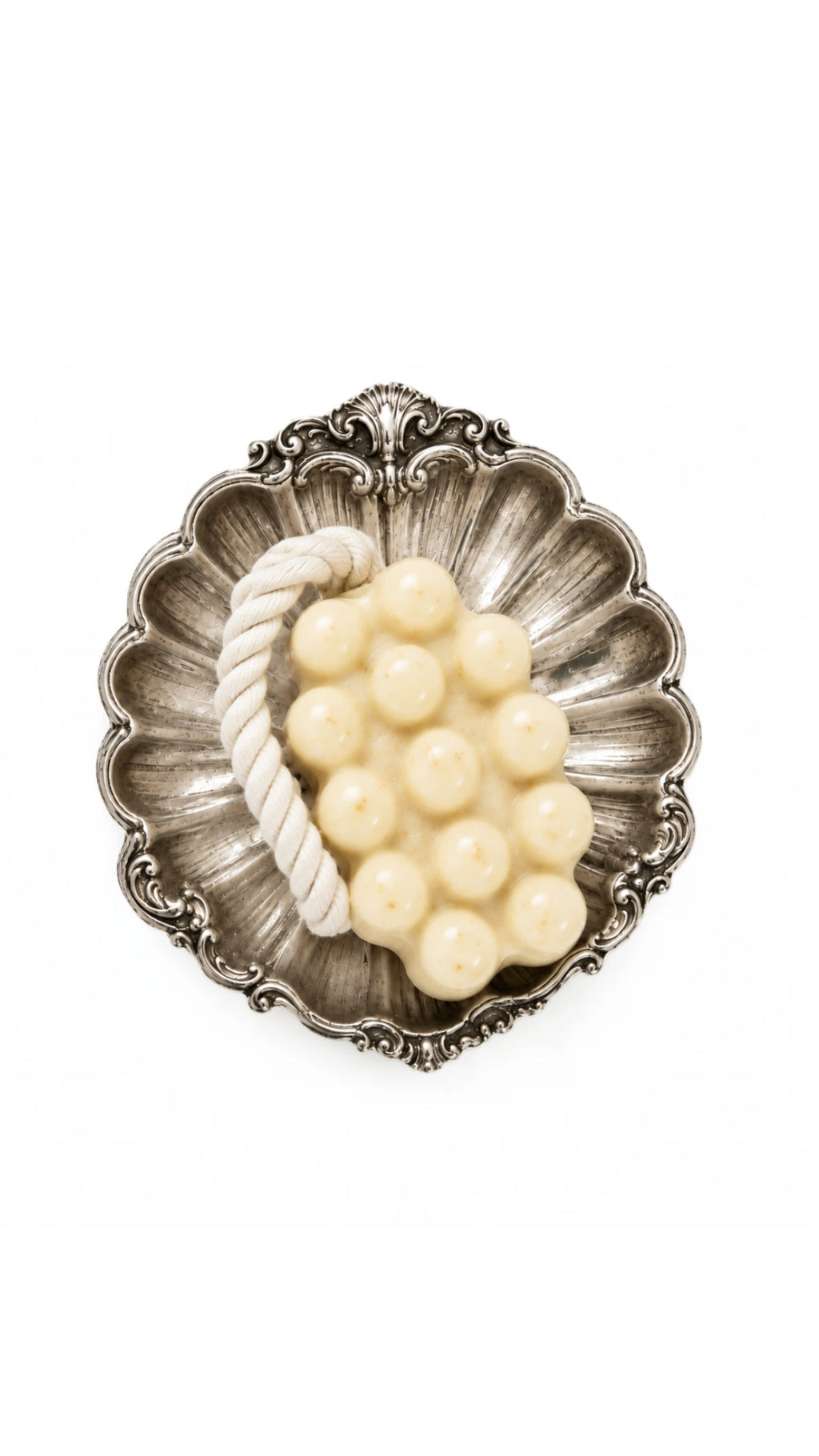 Savon de massage exfoliant aux pétales de rose