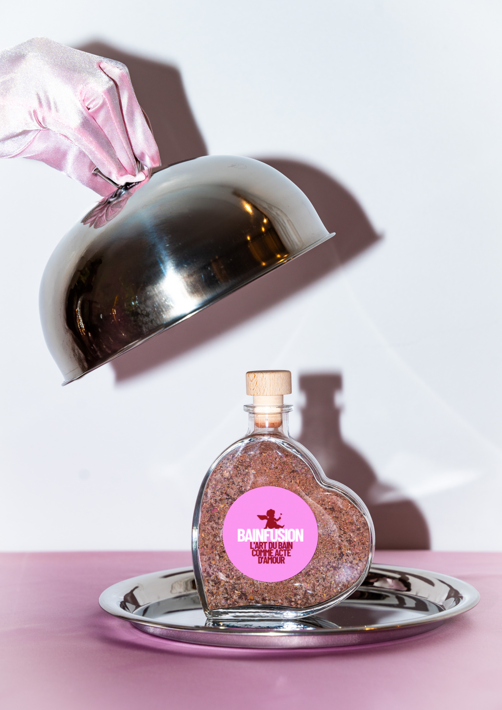 Sel de bain cosmétique - Love Attraction Rose de Damas & Hibiscus