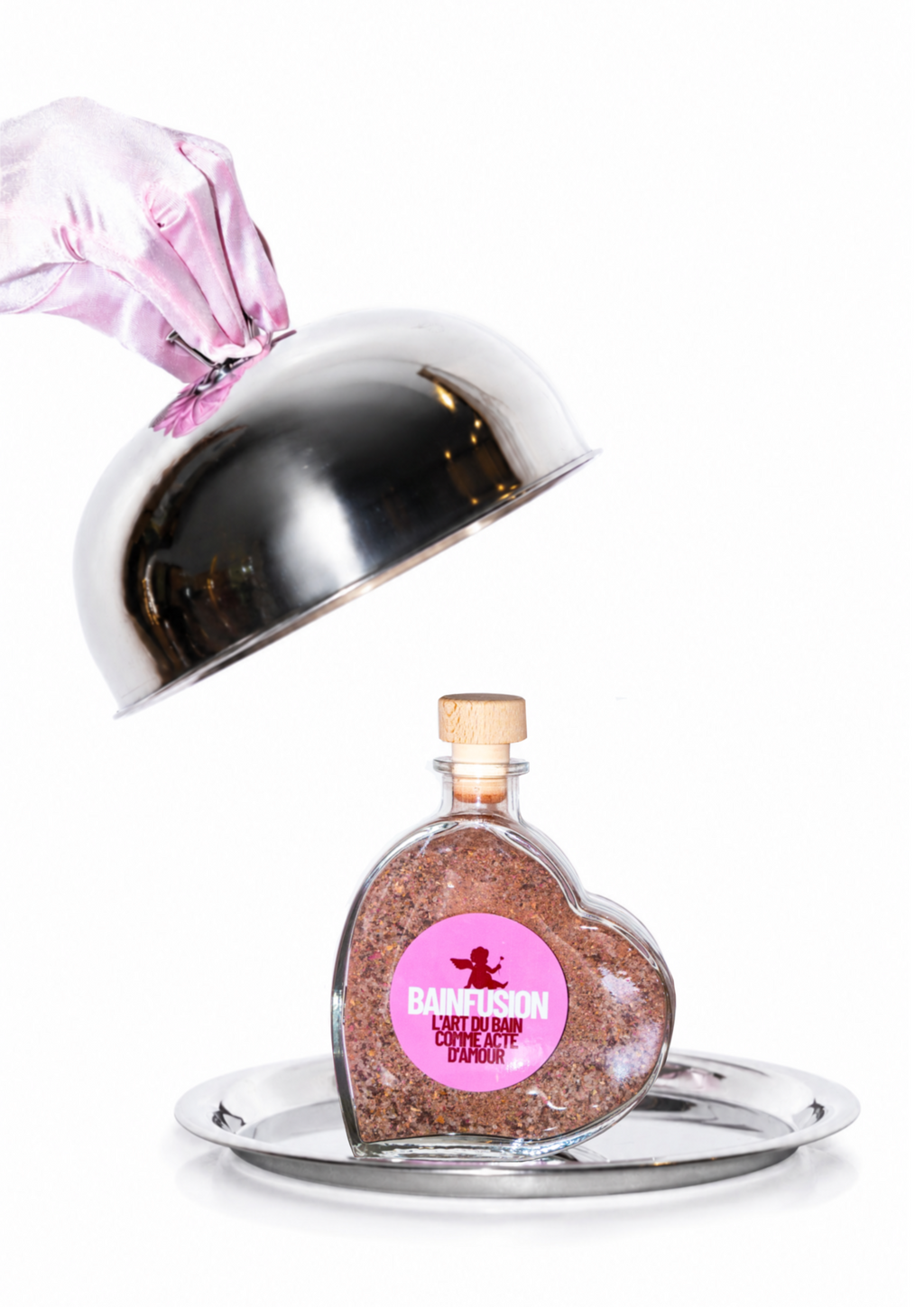 Sel de bain cosmétique - Love Attraction Rose de Damas & Hibiscus